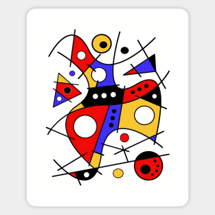 Harlequin Dancer No. 3 Sticker